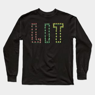 LIT-with christmas lights Long Sleeve T-Shirt
